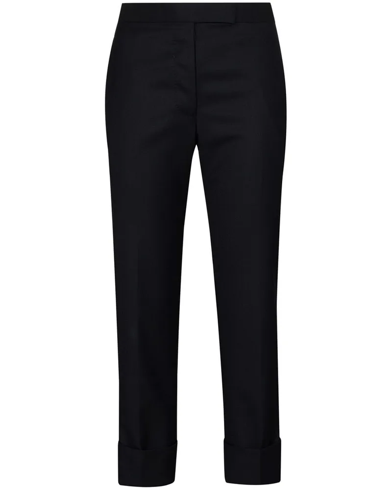 Thom Browne Super 120s Cropped-Hose - Blau Blau