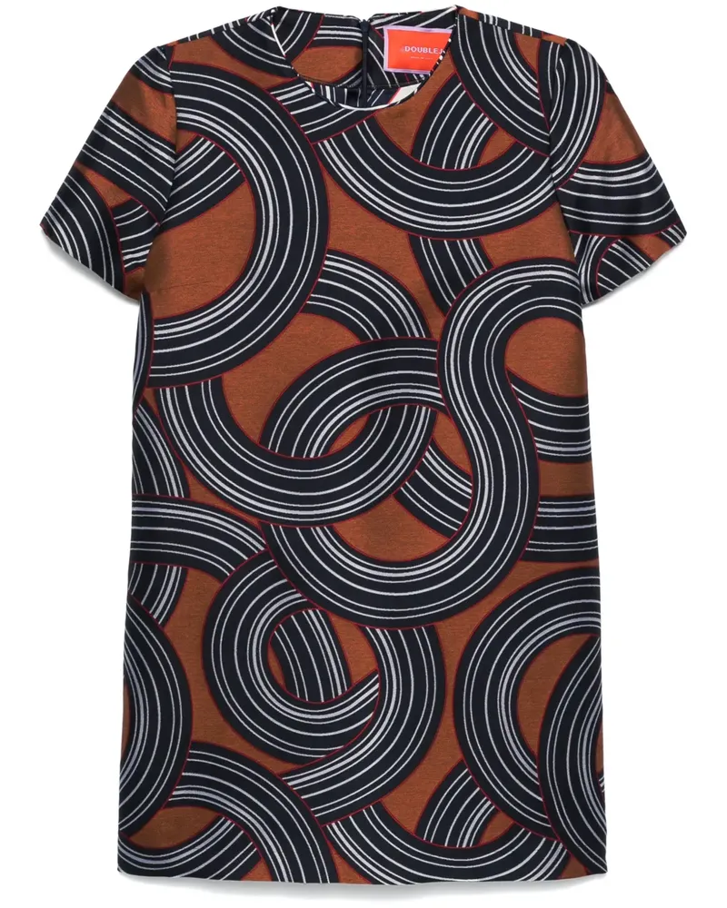 La DoubleJ Swing Minikleid - Blau Blau