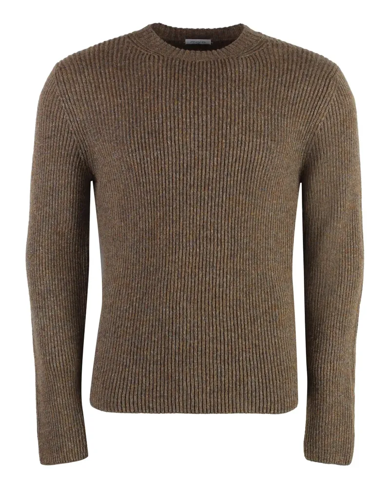 Malo Gerippter Pullover - Braun Braun