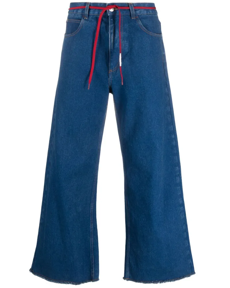 Marni Halbhohe Wide-Leg-Jeans - Blau Blau