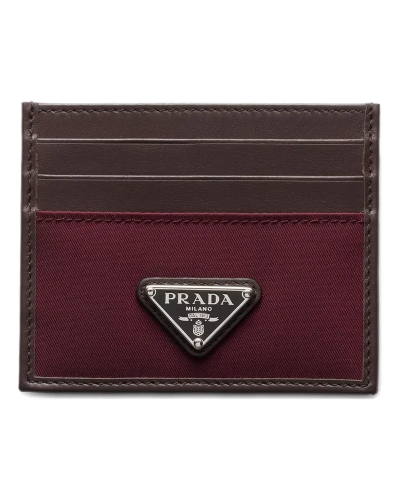 Prada Speedrock Re-Nylon Kartenetui - Rot Rot