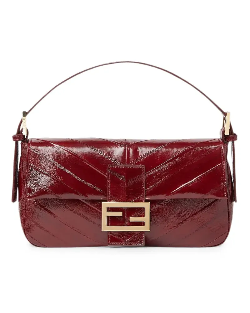 Fendi Baguette Schultertasche - Rot Rot