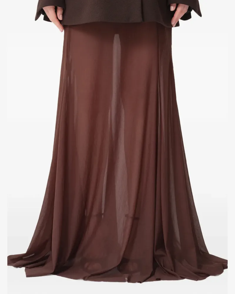 CONCEPTO Saffron maxi skirt - Braun Braun