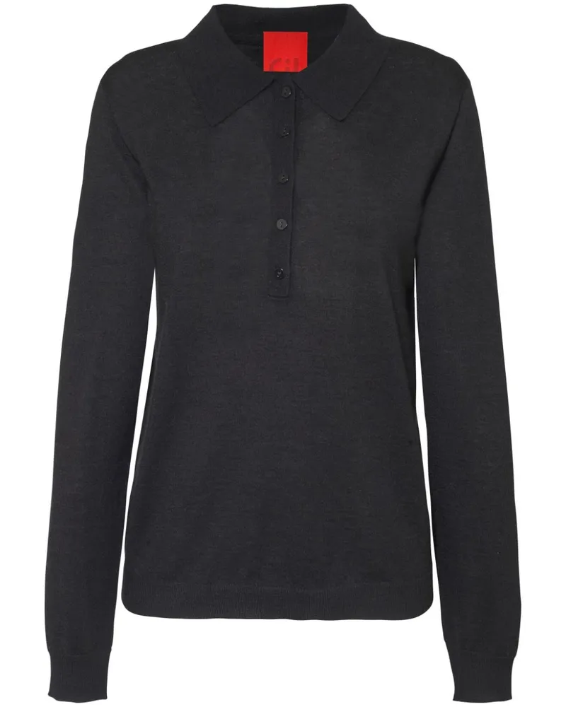 Cashmere In Love Ellis Poloshirt - Schwarz Schwarz