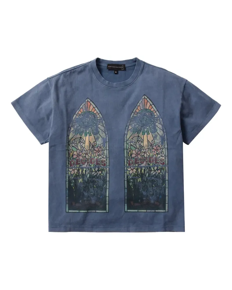 WHO DECIDES WAR T-Shirt mit grafischem Print - Blau Blau