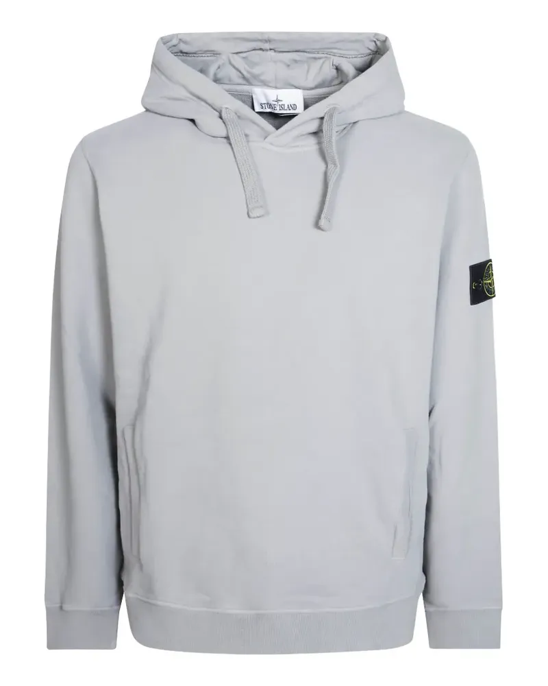 Stone Island 6100048 brushed organic cotton fleece sweatshirt - Grau Grau
