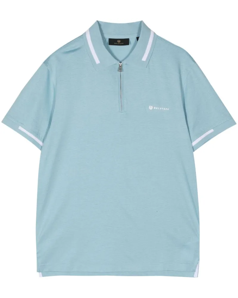 Belstaff Poloshirt mit Logo-Print - Blau Blau