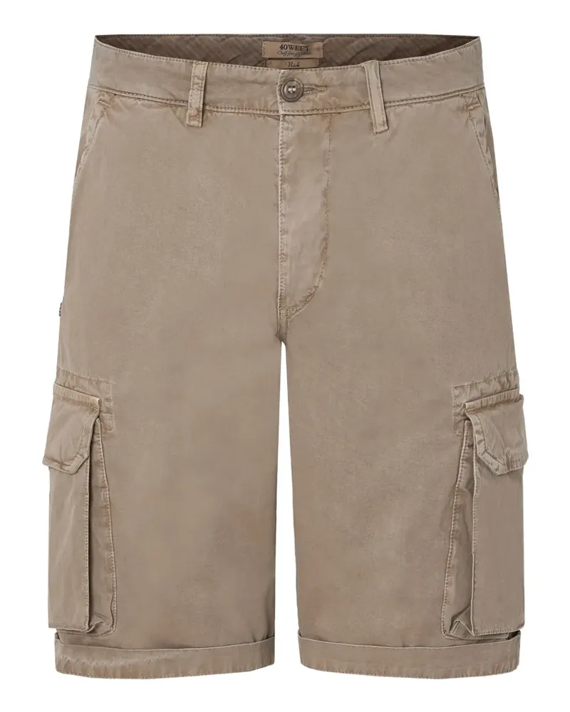 40Weft Nick Shorts mit Cargotaschen - Braun Braun
