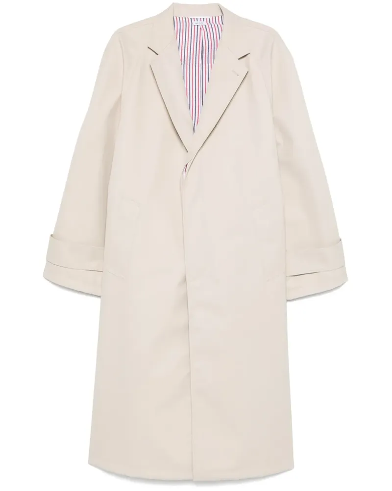 Thom Browne Mantel aus Raglangemisch - Nude Nude