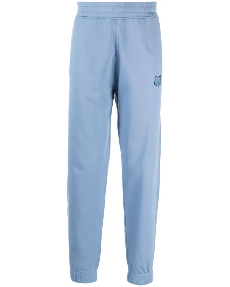 Kitsuné Bold Fox Jogginghose Blau