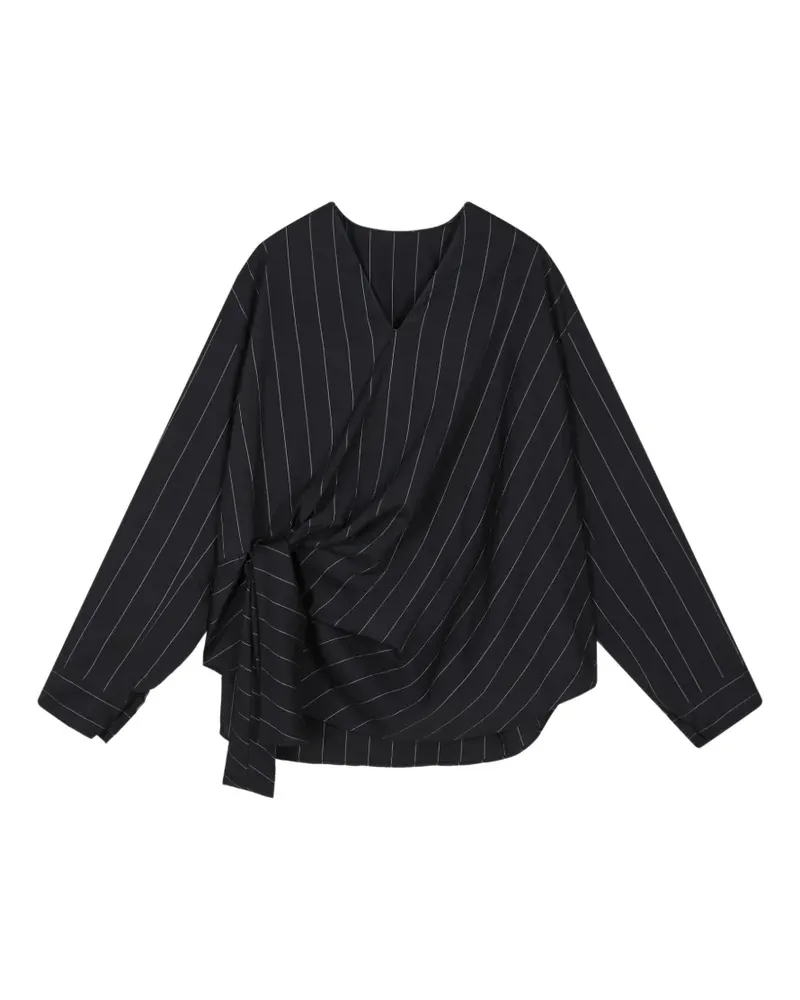 JNBY Bluse mit Nadelstreifen - Schwarz Schwarz