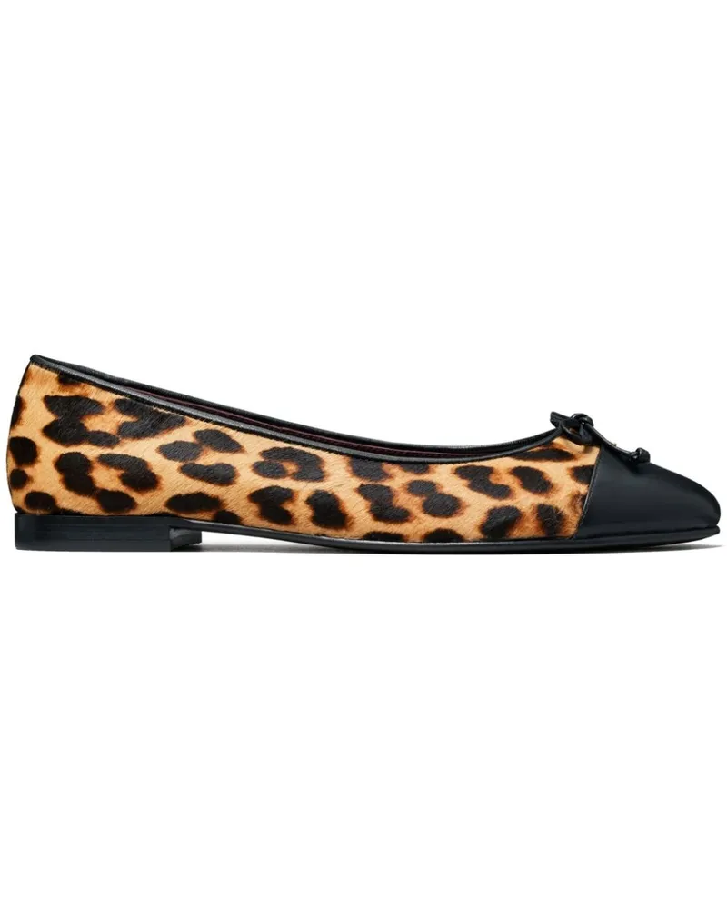 Tory Burch Ballerinas mit angeschnittener Kappe - Nude Nude