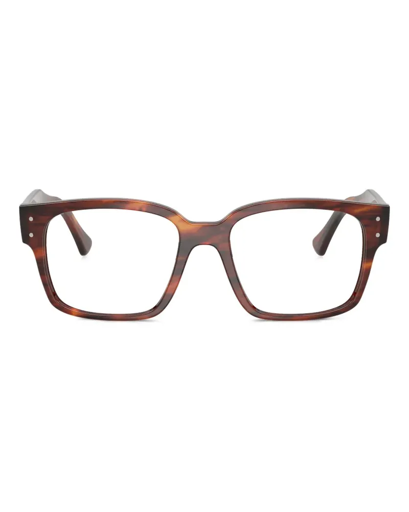 Ray Ban RB7256 Oversized-Brille in Schildpattoptik - Braun Braun