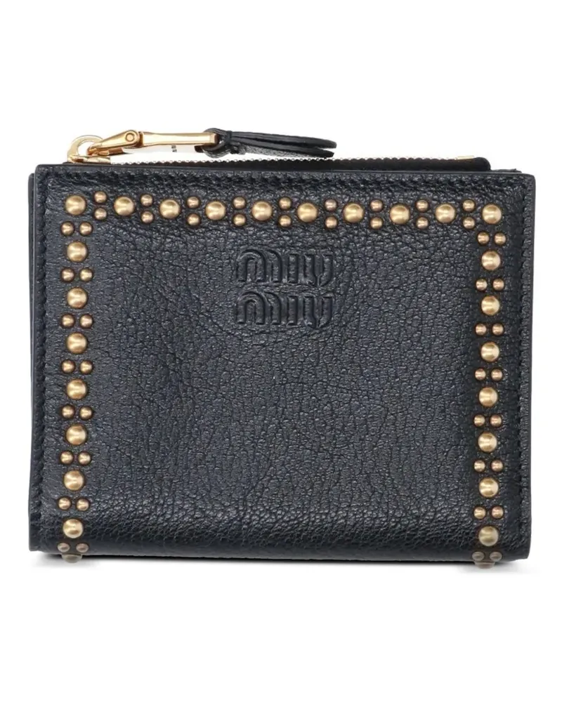 Miu Miu Kleines Portemonnaie - Schwarz Schwarz