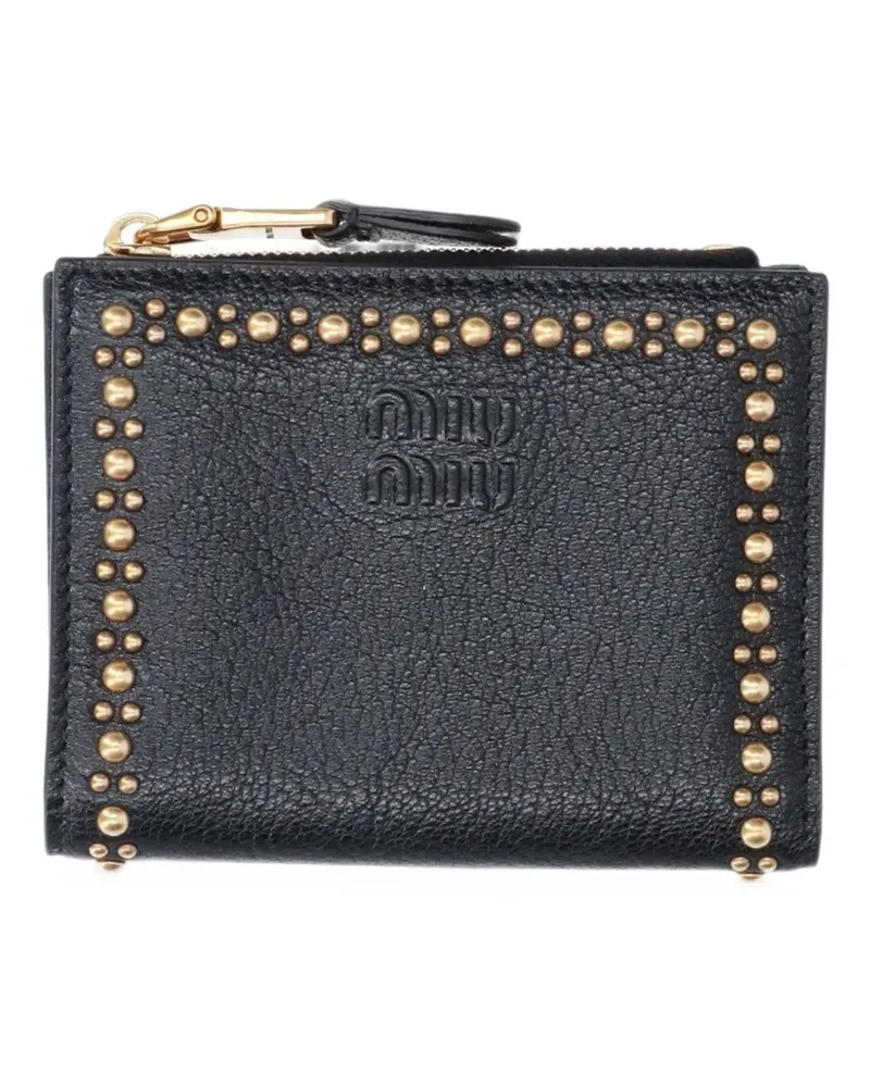 Miu Miu small leather wallet - Schwarz Schwarz