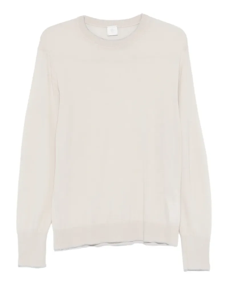 Eleventy Pullover mit Rundhalsausschnitt - Nude Nude