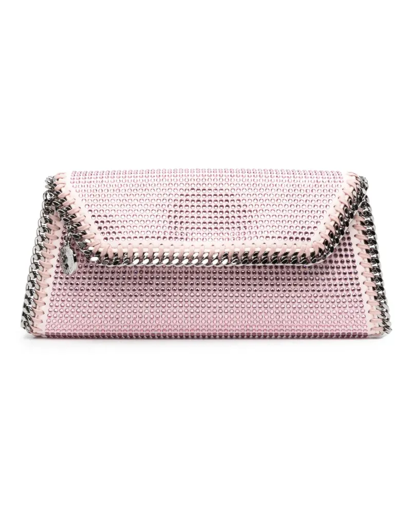 Stella McCartney Falabella Clutch mit Kristallen - Rosa Rosa