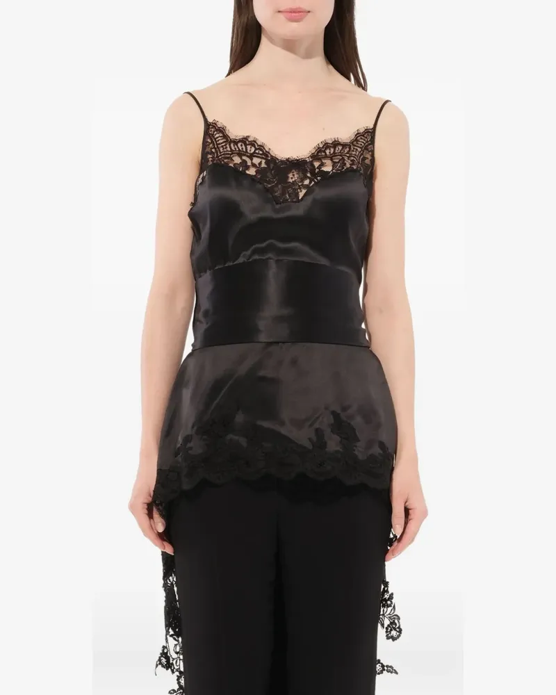 Givenchy lace embroidered camisole top - Schwarz Schwarz