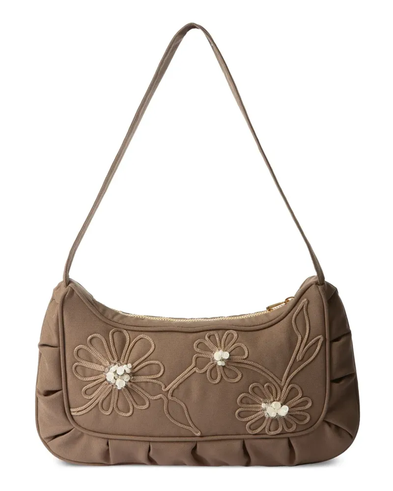 0711 Lexi Schultertasche - Braun Braun