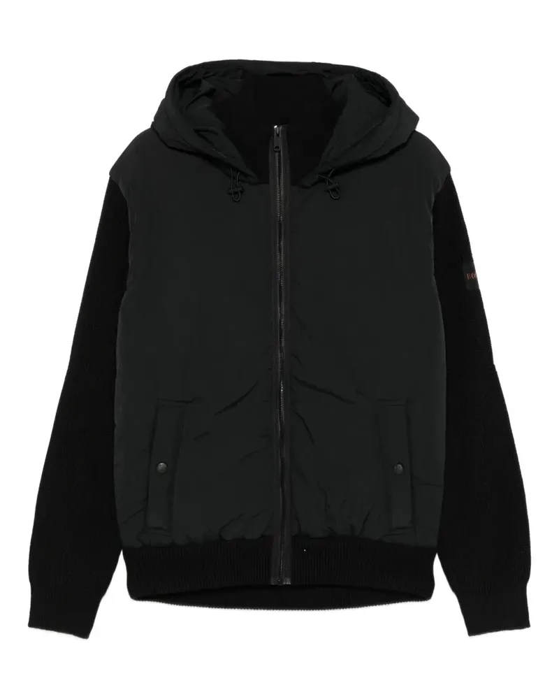 HUGO BOSS Jacke mit Kapuze - Schwarz Schwarz