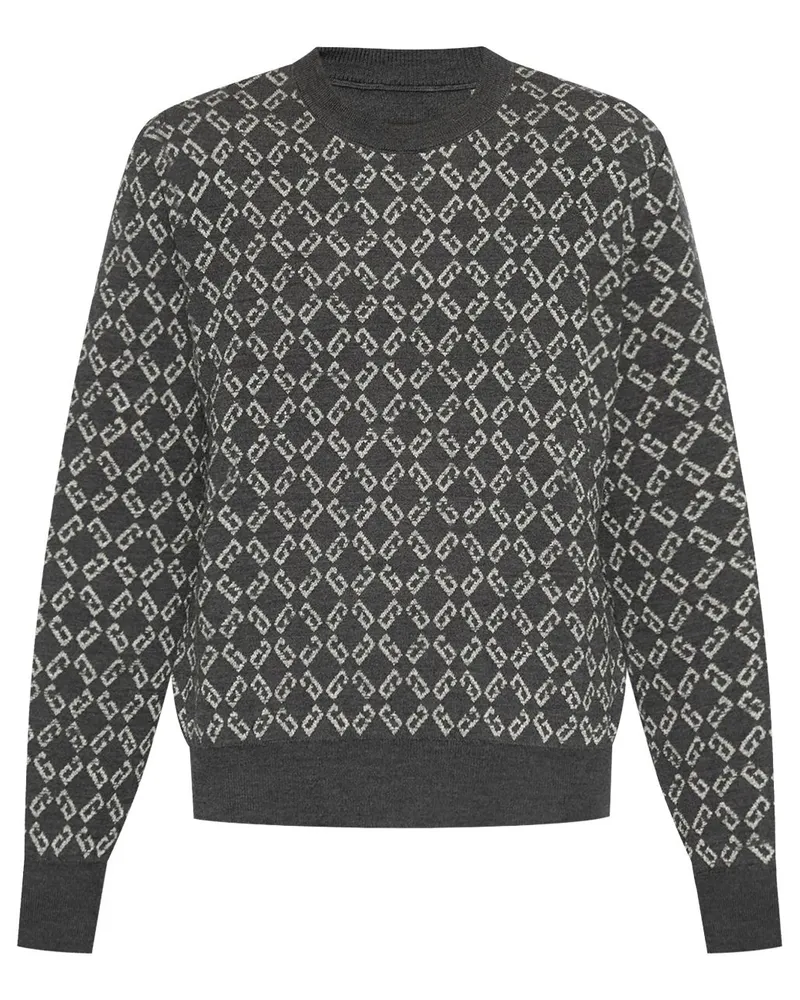 Givenchy Pullover aus Monogramm-Jacquard - Grau Grau