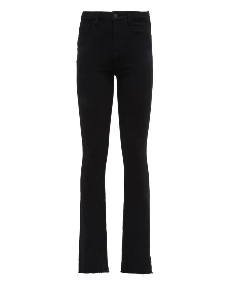 L'Agence Ruth frayed jeans - Schwarz Schwarz