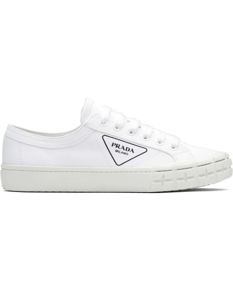 Prada Wheel' Sneakers - Weiß Weiß