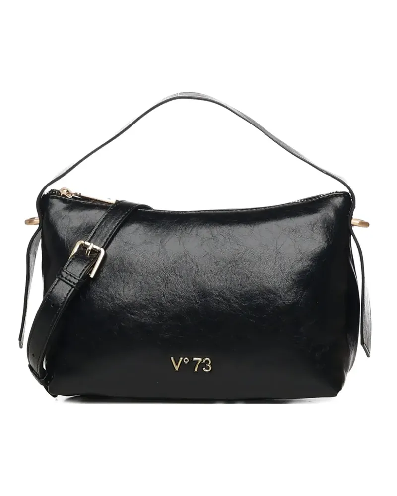 V°73 Isabella Schultertasche - Schwarz Schwarz