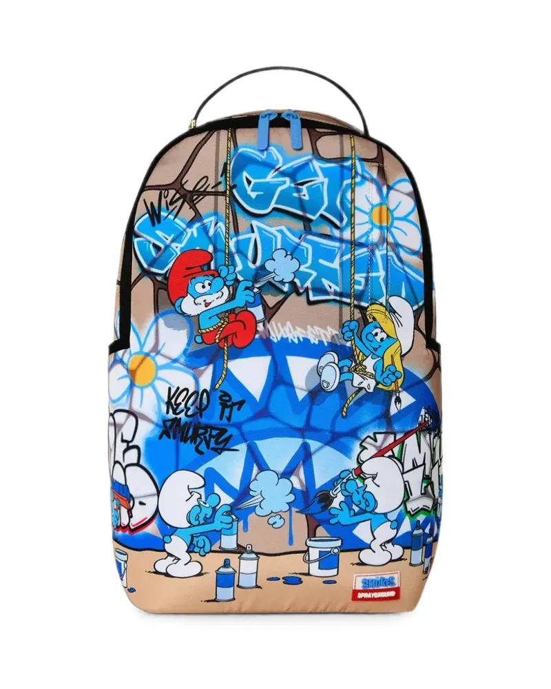 Sprayground x Smurfs Art Party Rucksack - Nude Nude