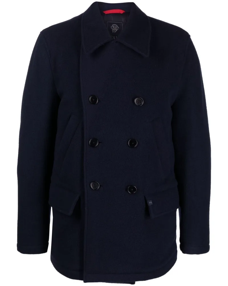 Fay Klassische Cabanjacke Blau