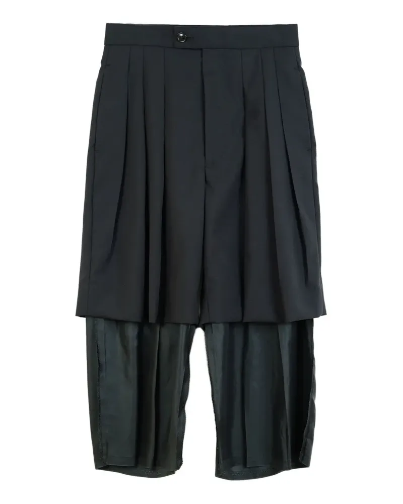 Comme des Garçons pleated trousers - Schwarz Schwarz