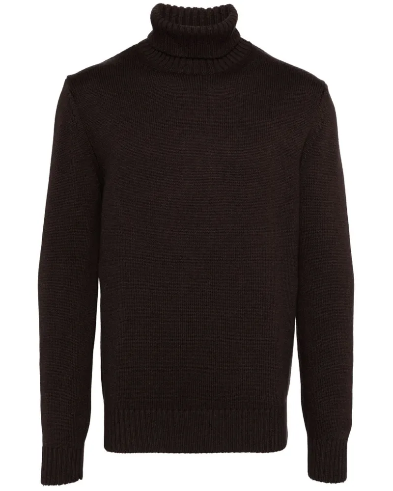 Cruciani Pullover mit Rollkragen - Braun Braun