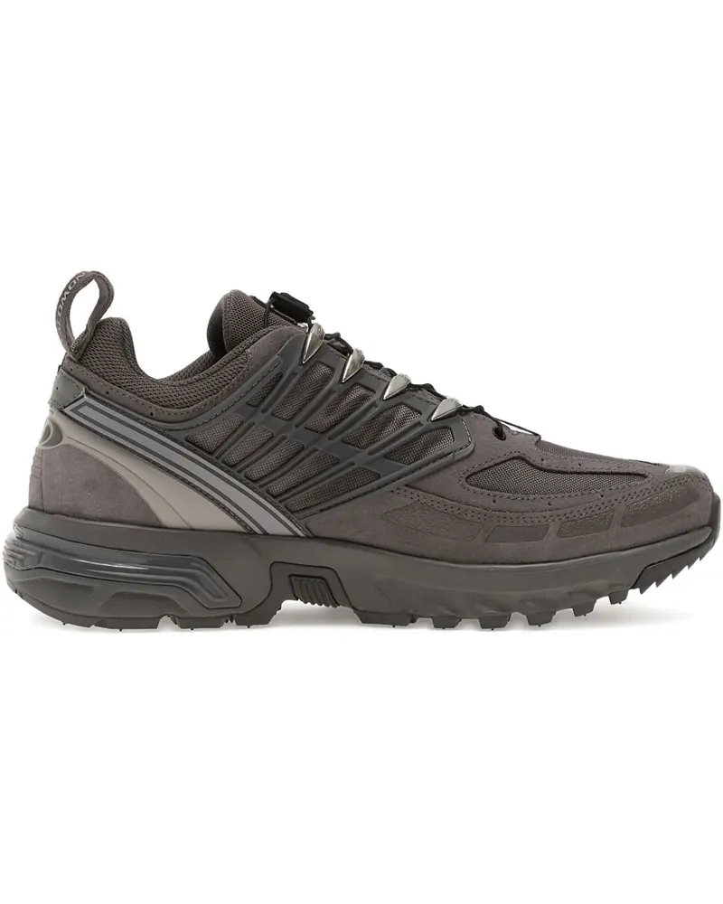 Salomon Acs Pro logo-print sneakers - Grau Grau