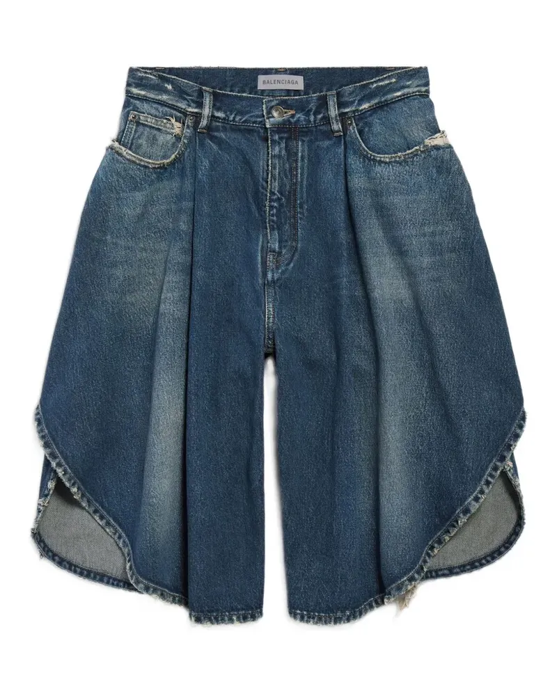 Balenciaga Tulip Bermudas - Blau Blau