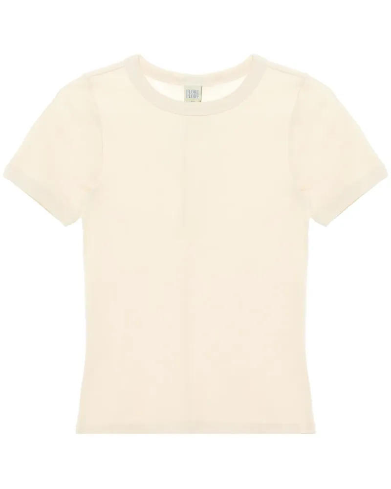 Flore Flore Car T-Shirt - Nude Nude