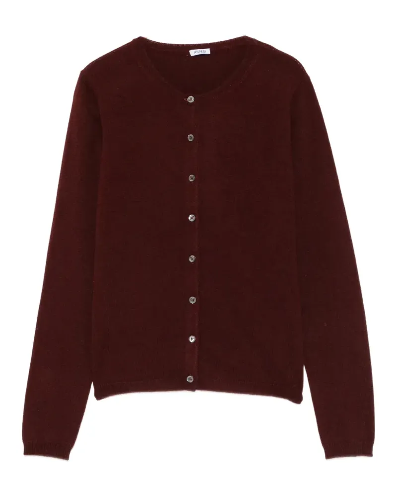 ASPESI Geknöpfter Cardigan - Rot Rot