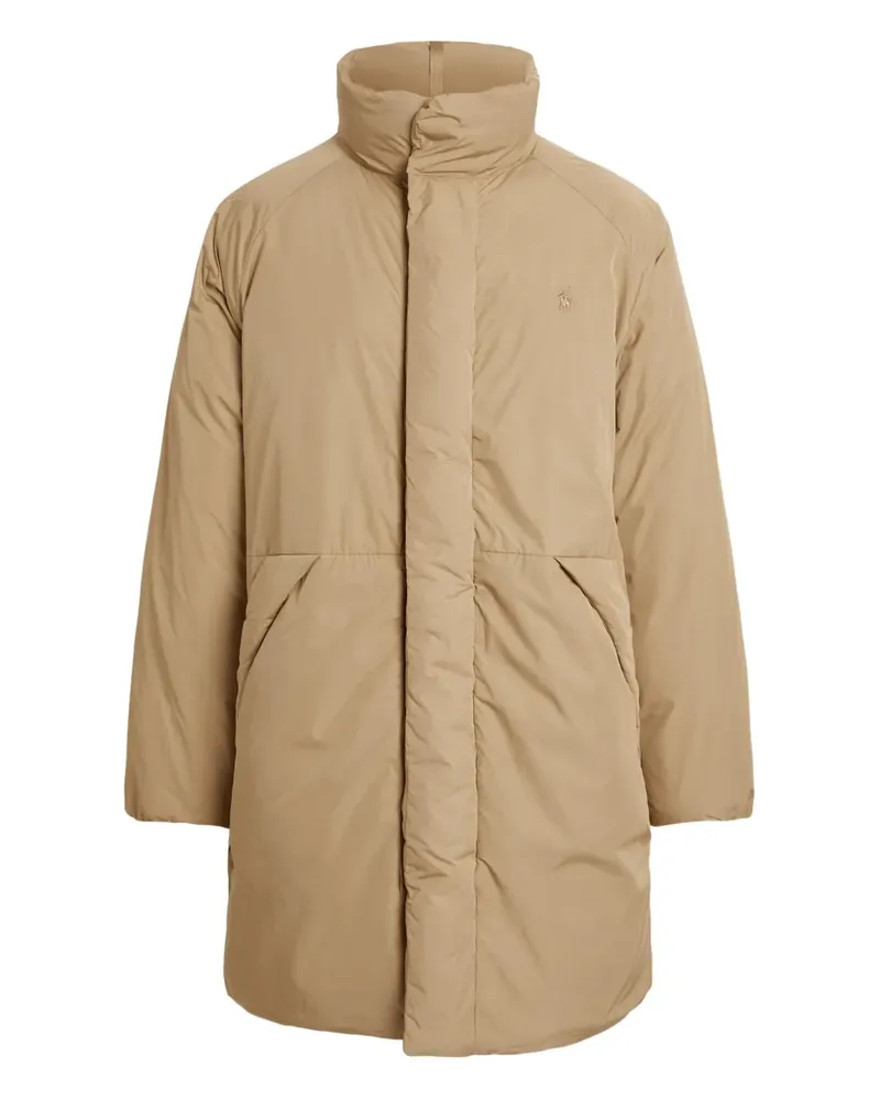 Ralph Lauren funnel-neck coat - Nude Nude