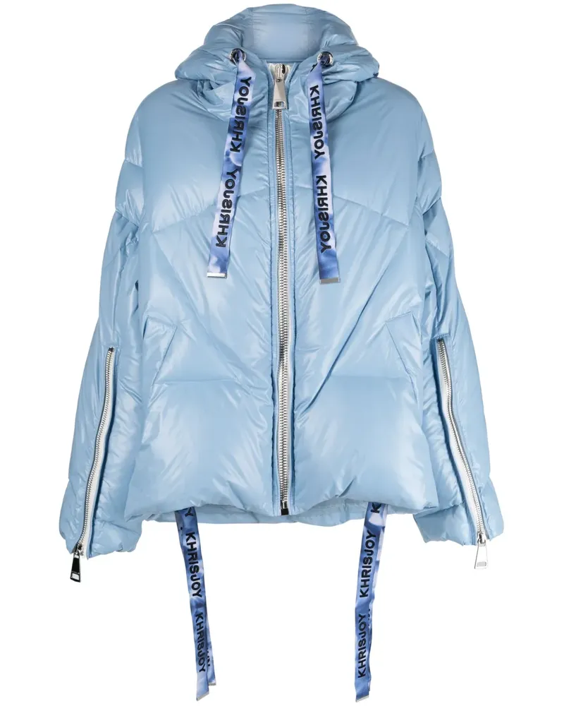 KHRISJOY Khris Iconic Kapuzenjacke - Blau Blau