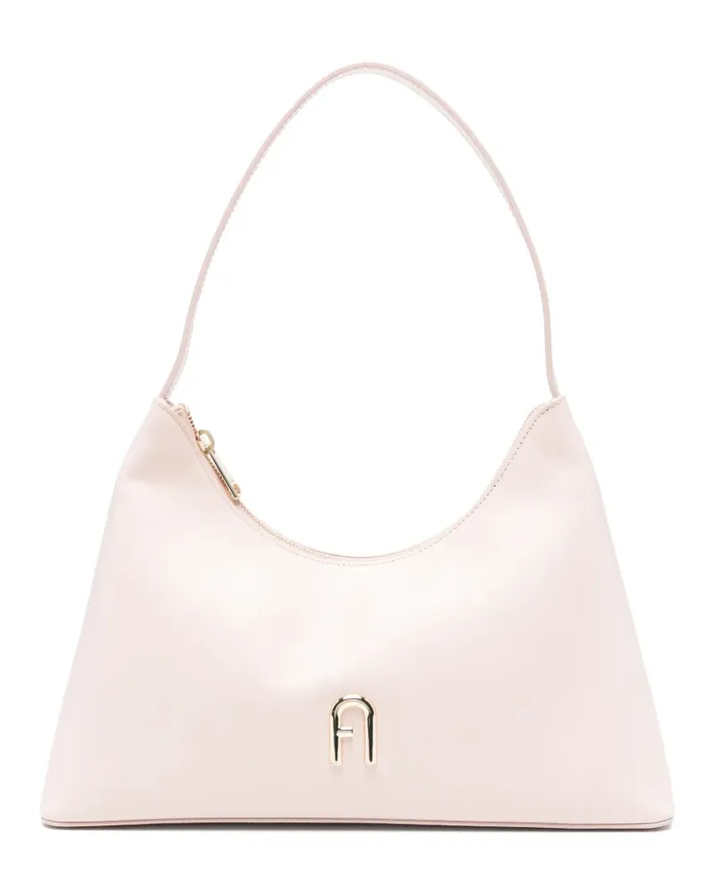 Furla Mittelgroße Diamante Schultertasche - Rosa Rosa