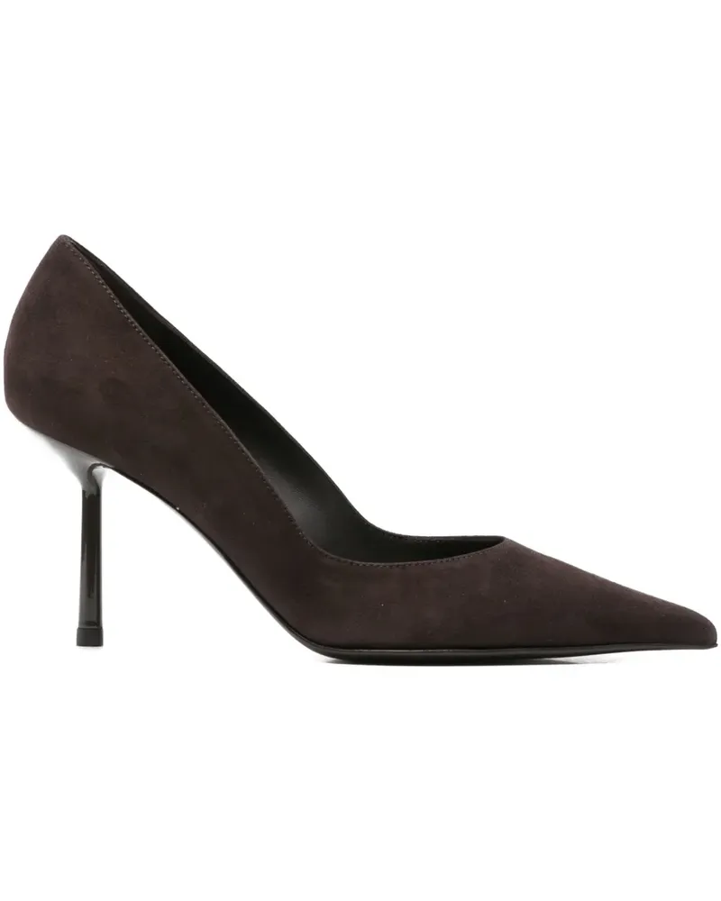 Le Silla Pumps mit spitzer Kappe 80mm - Braun Braun