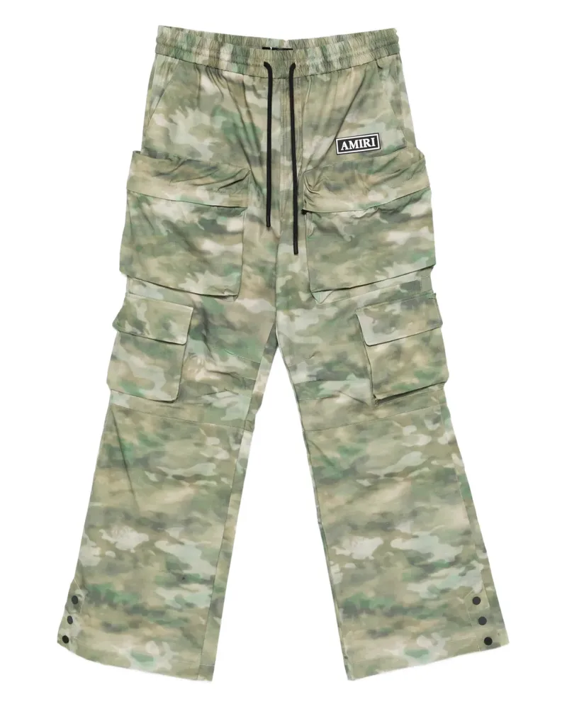 Amiri Cargohose mit Camouflage-Print - Grün Grün