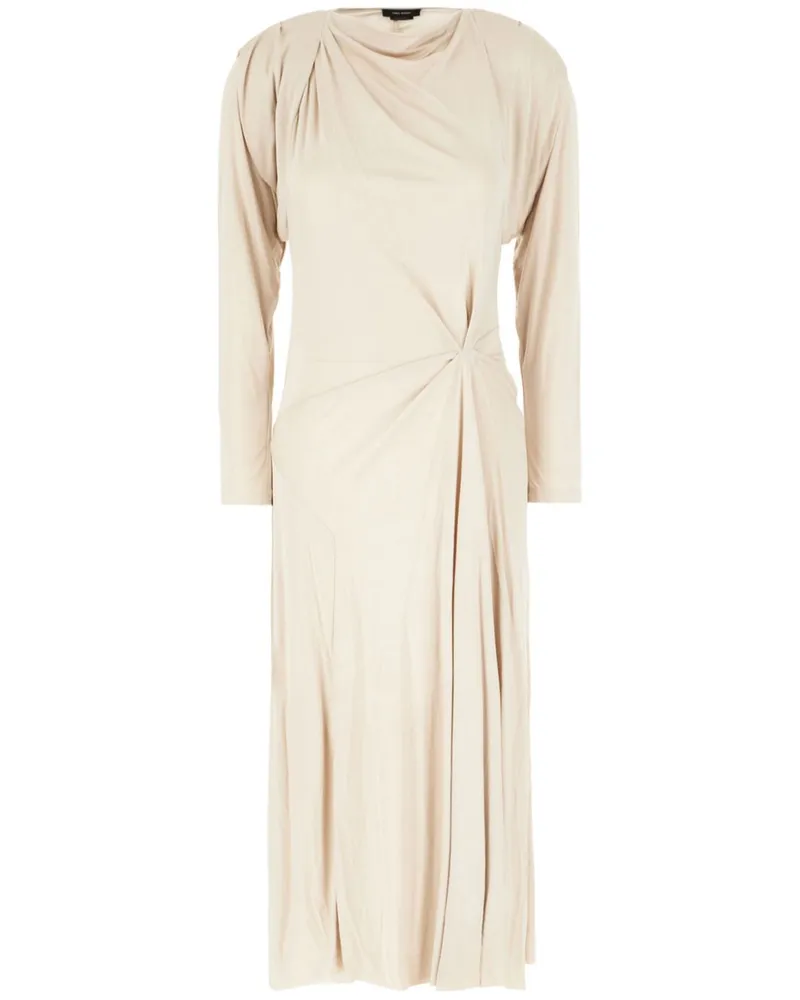 Isabel Marant Gerafftes Kleid - Weiß Weiß