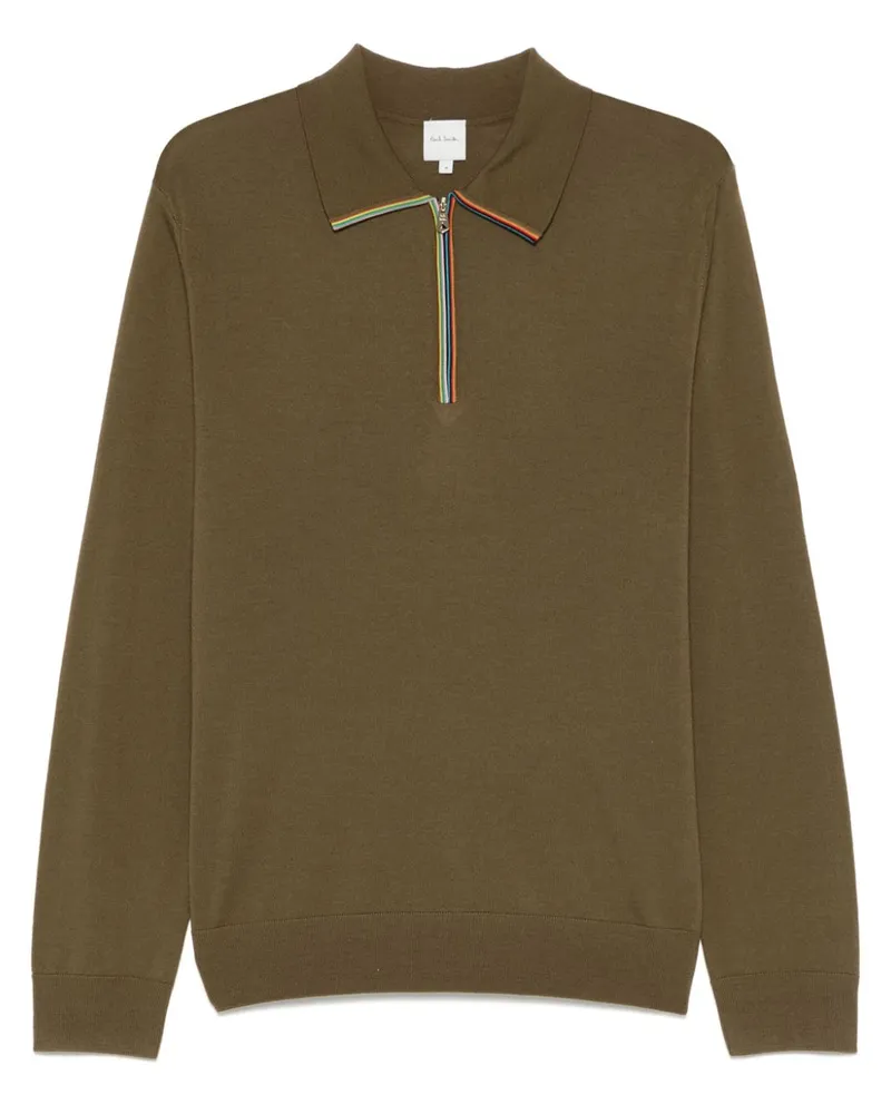 Paul Smith Poloshirt mit Artist Stripe-Detail - Braun Braun
