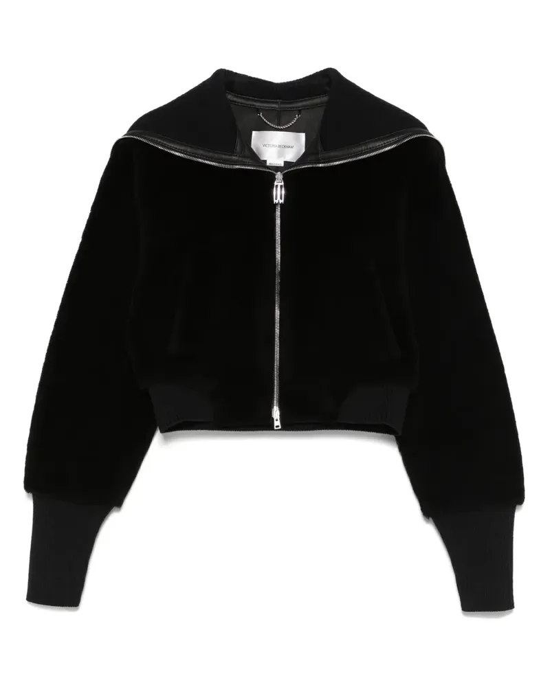 Victoria Beckham Jacke aus Jersey - Schwarz Schwarz