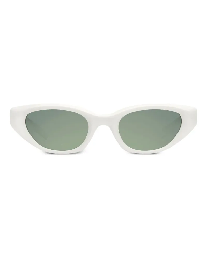 Gentle Monster Verse W2 Cat-Eye-Sonnenbrille mit Sterndetail - Weiß Weiß