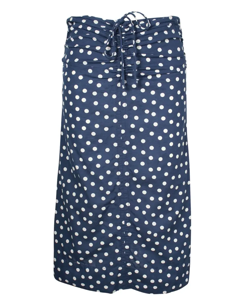 A.P.C. polka-dot midi skirt - Blau Blau