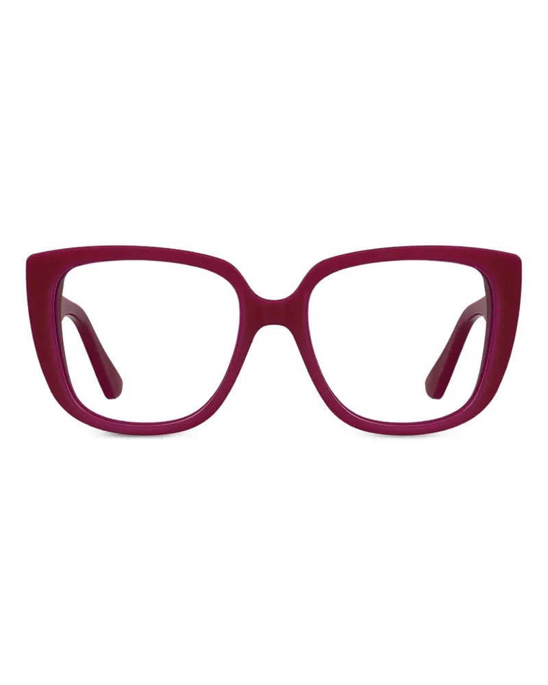 Moschino full-rim square glasses - Rot Rot