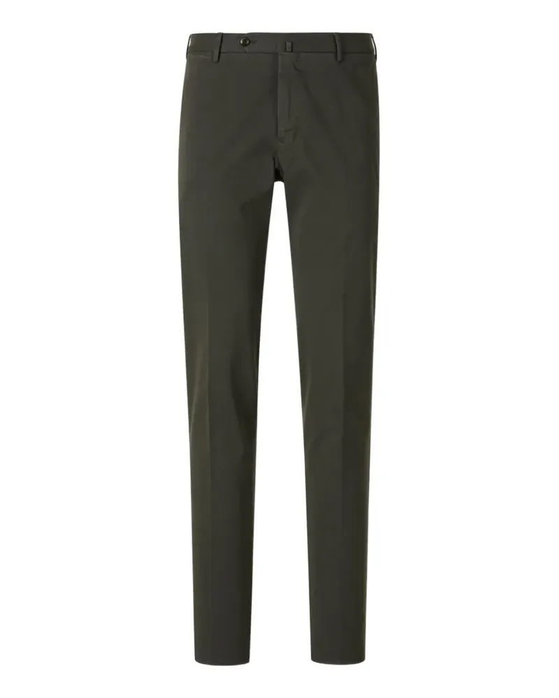 PT TORINO logo-plaque slim-fit trousers - Grün Grün