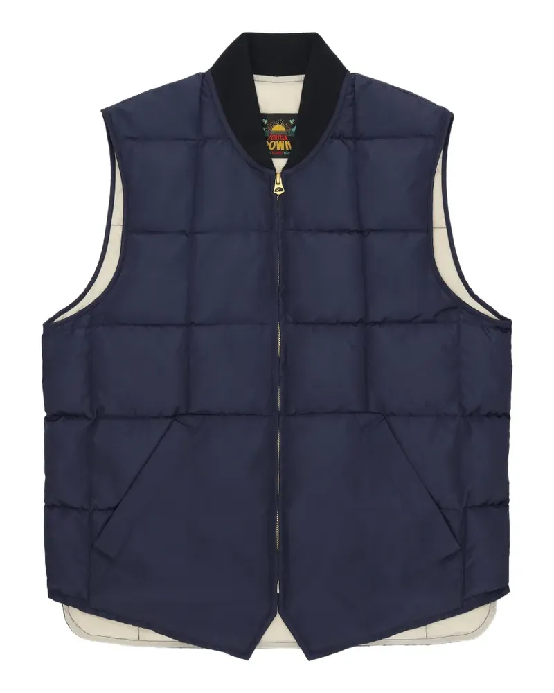 Fortela Vest 1 quilted-pattern gilet - Blau Blau