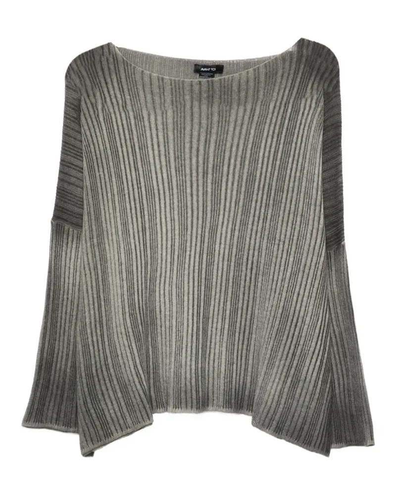 Avant Toi ribbed knitwear - Grau Grau